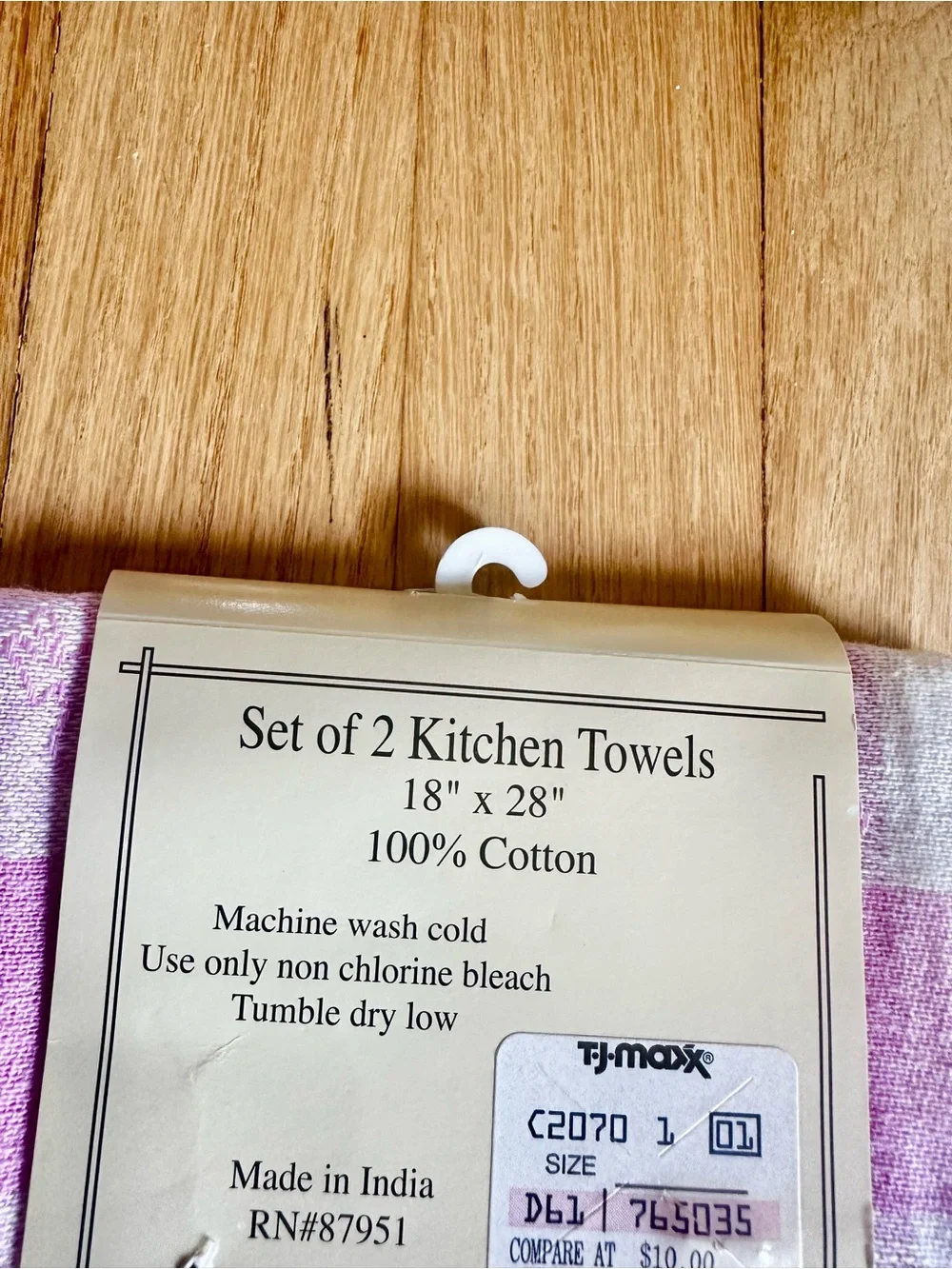 Nwt bundle of 9 Easter  theme Pink 100% cotton made in India kitchen Towels